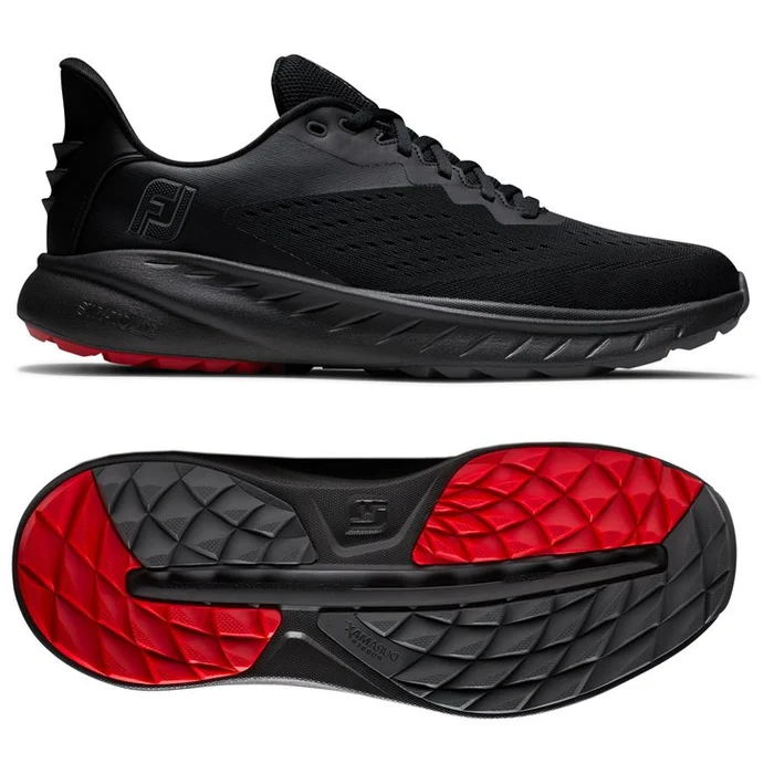 Chaussures sans crampons Footjoy Flex XP Black Red