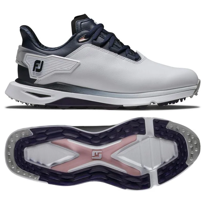 Chaussures sans crampons Footjoy Women’s Pro SLX White Navy Pink
