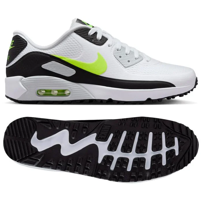 Chaussures sans crampons Nike Air Max 90 G White Hot Lime