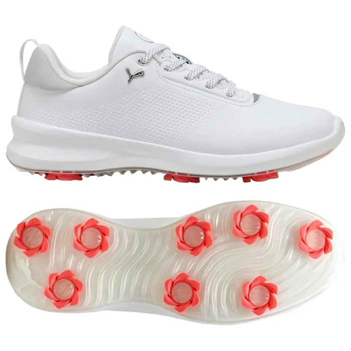 Chaussures sans crampons Puma Golf Ignite Blaze 2 White Peach Frost