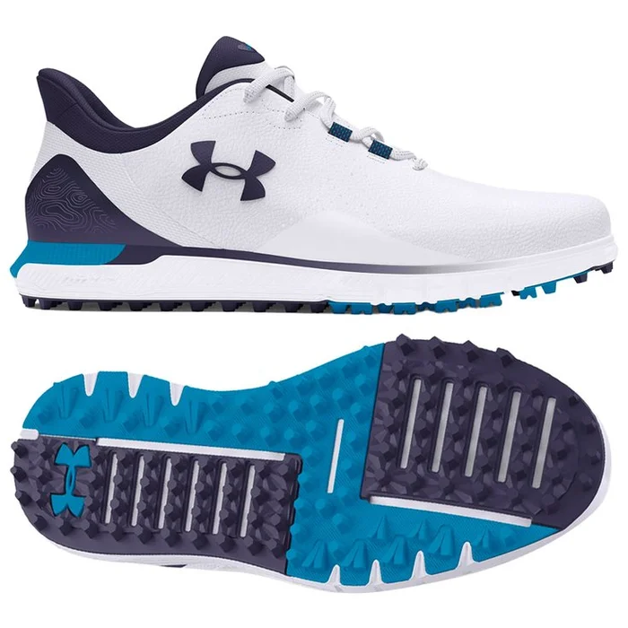 Chaussures sans crampons Under Armour Drive Fade SL White Capri Midnight Navy