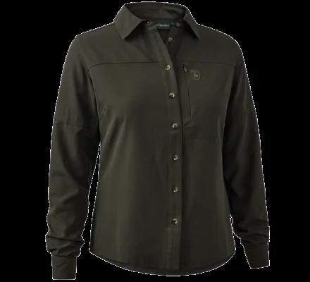 Chemise Canopy vert femme DEERHUNTER