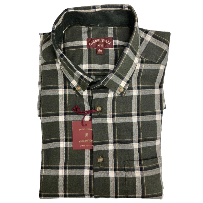 CHEMISE CARREAUX VERT