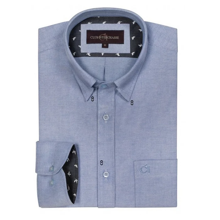 Chemise Homme Club Interchasse Neptune Bleue