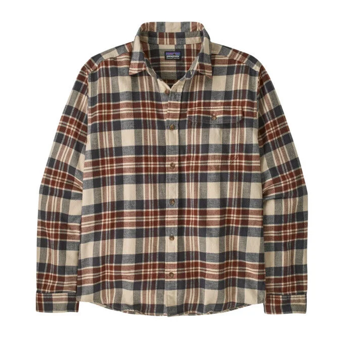 Chemise legere en flanelle Homme Patagonia Fjord – Paw : Dried Vanilla