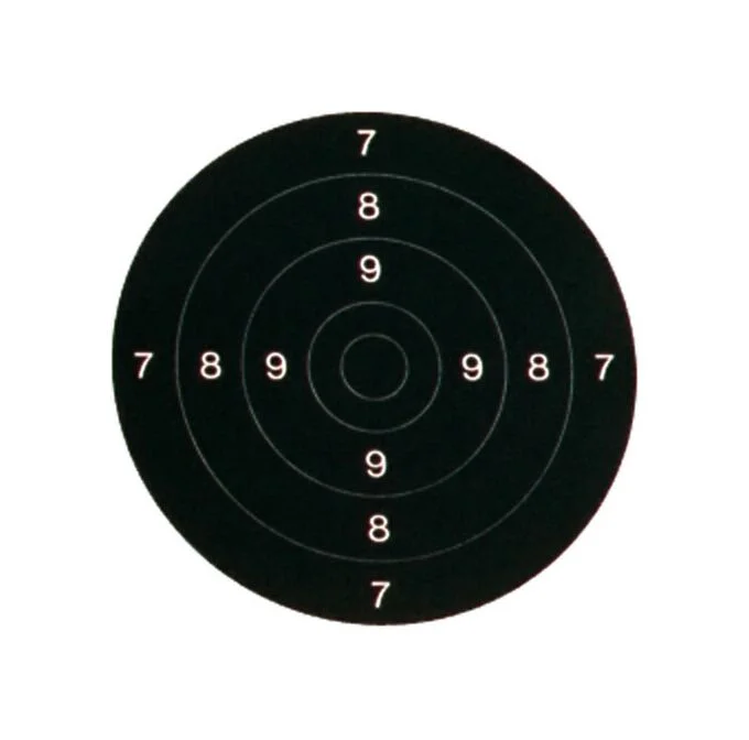 CIBLE 16X16 NOIRE X100