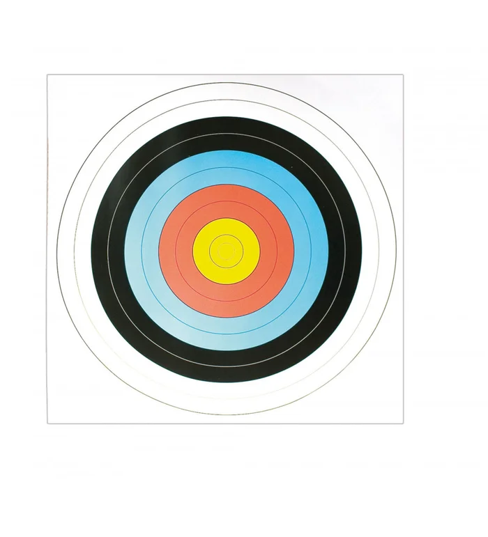 Cible arc papier  »Blason FITA »