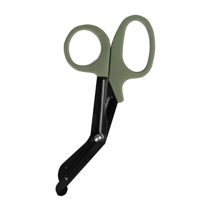 CISEAUX À PANSEMENTS MANCHE 18,5CM – OLIVE GREEN