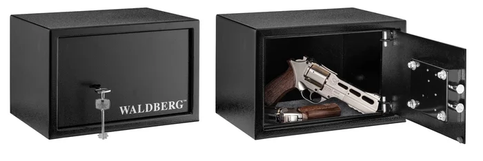 Coffre premium pour armes de poing à clef – Waldberg