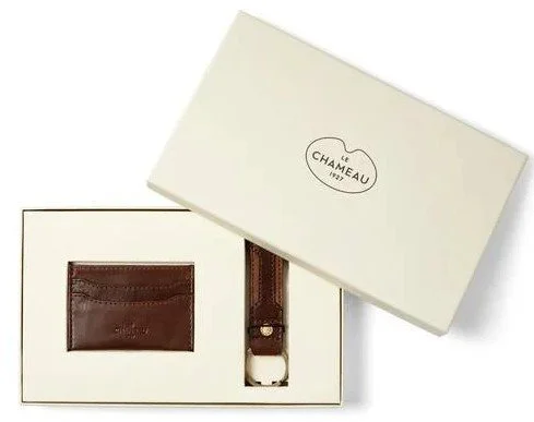Coffret cadeaux Porte-cartes et Porte clés de chasse LE CHAMEAU