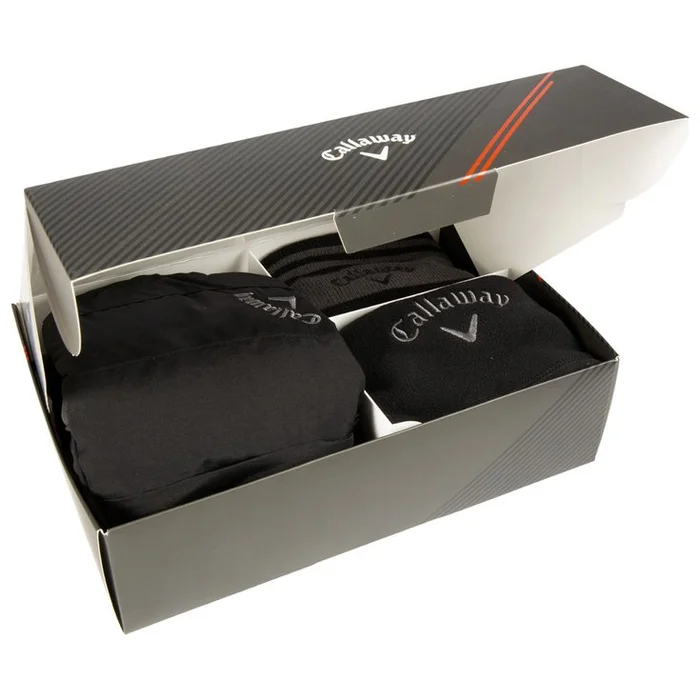 Coffret Callaway Golf Winter Pack Black Charcoal