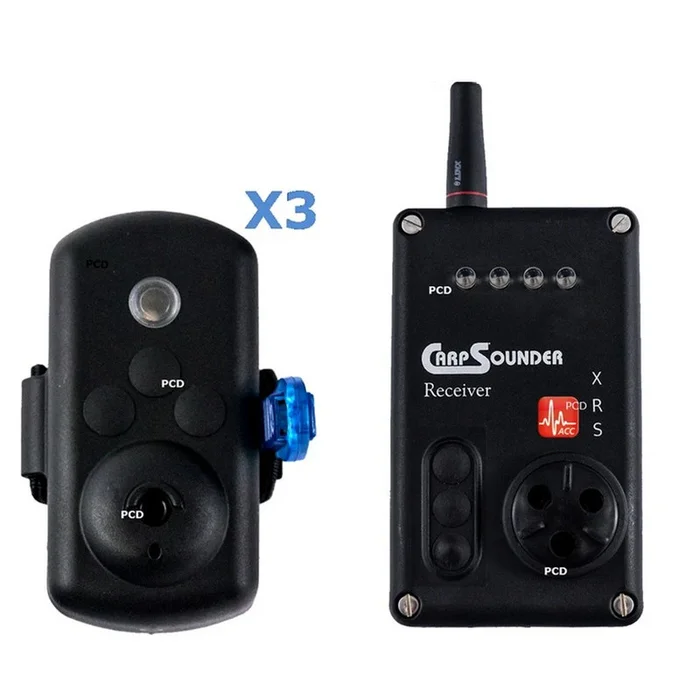 Coffret Centrale Roc XRS ACC + 3 Indicateurs De Touches Silure CatSounder XRS