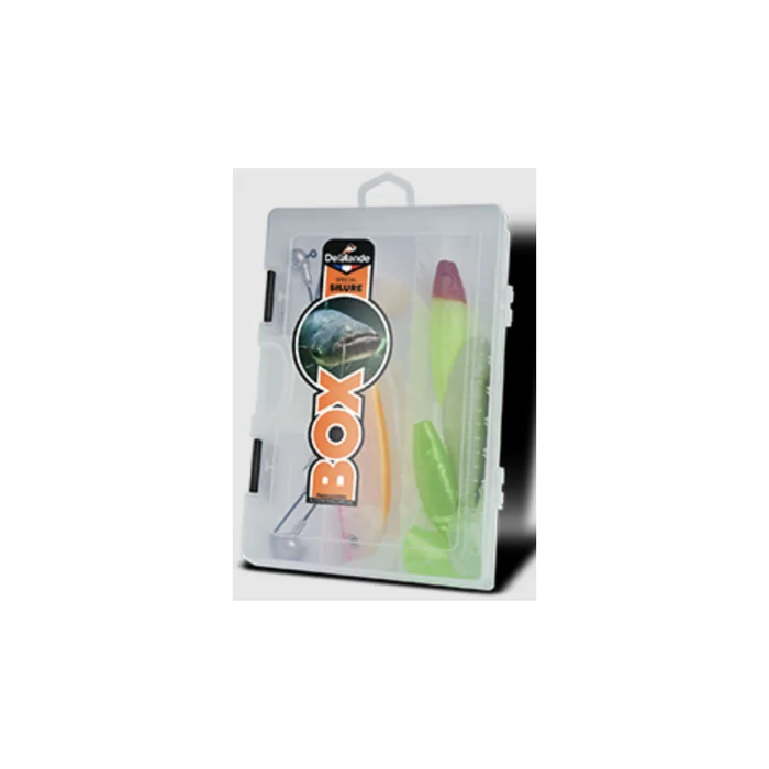 Coffret Leurres Souples Delalande Special Silure