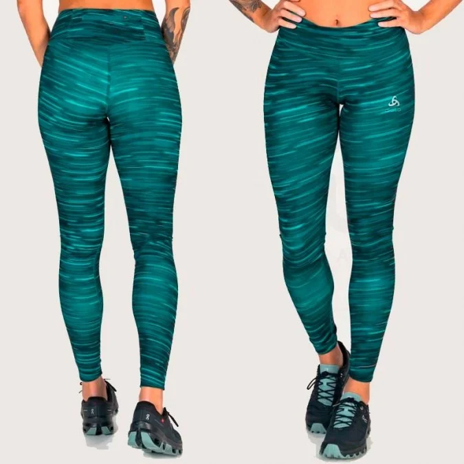COLLANTS FEMME ODLO THE ZEROWEIGHT PRINT REFLECTIVE