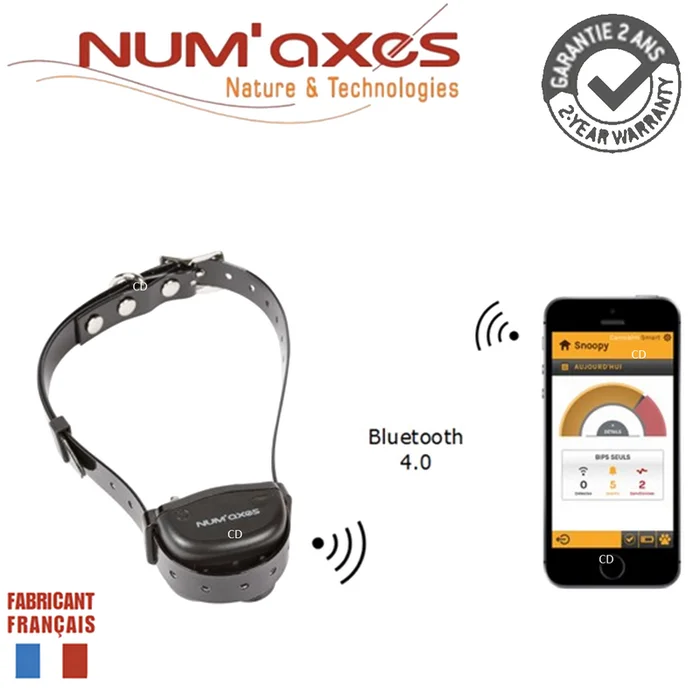 Collier Anti-Aboiement Canicalm Smart Num’axes Bluetooth