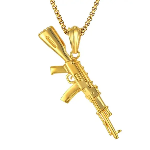 COLLIER MILITAIRE – AK-47 (OR)