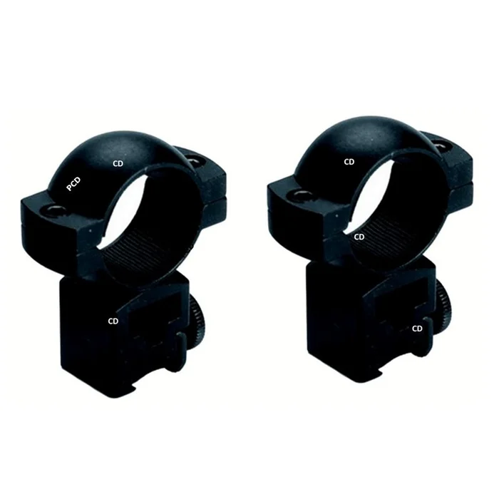 Colliers De Montage Veoptik Haut 25,4mm Rail De 11mm