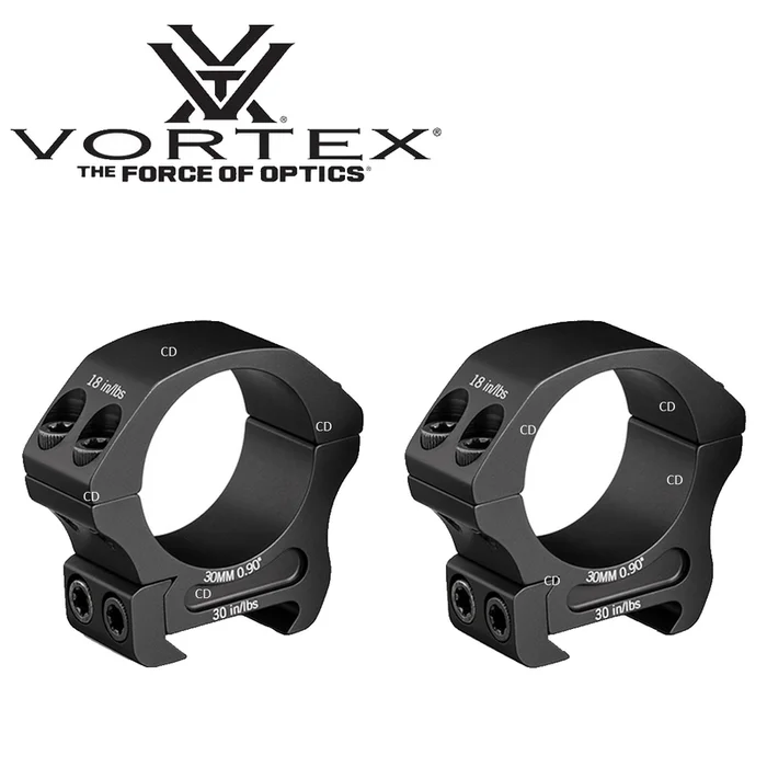 COLLIERS DE MONTAGE VORTEX OPTICS PRO SERIES 30MM H32MM