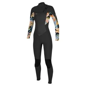 Combinaison de surf fermeture éclair poitrine fille Epic 4/3