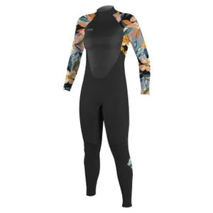 Combinaison de surf full zip dorsale fille Epic 4/3