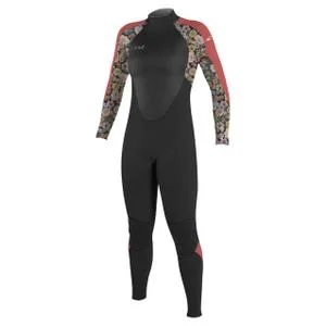 Combinaison de surf full zip dorsale fille Epic 5/4