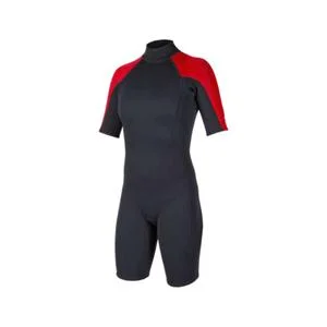 Combinaison shorty de surf fille 2 mm Rental FL Spring Back Zip