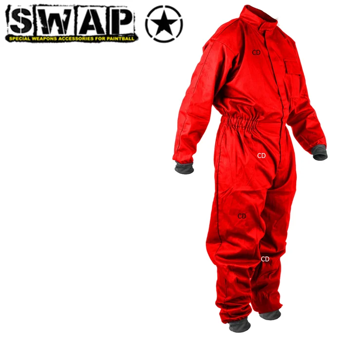 COMBINAISON TISSU ENFANT ROUGE SWAP