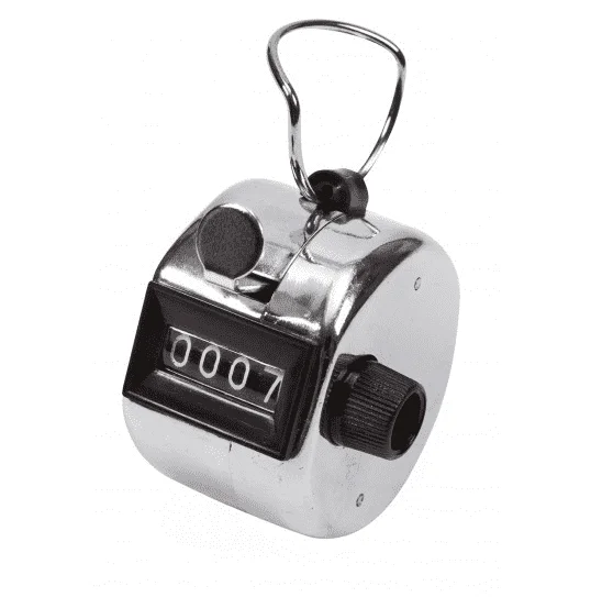 Compteur à Main Métallique