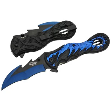 Couteau Blue Spikes Speed Safe