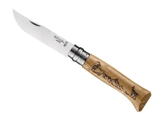 Couteau Opinel Animalia Chamois paysage N°8