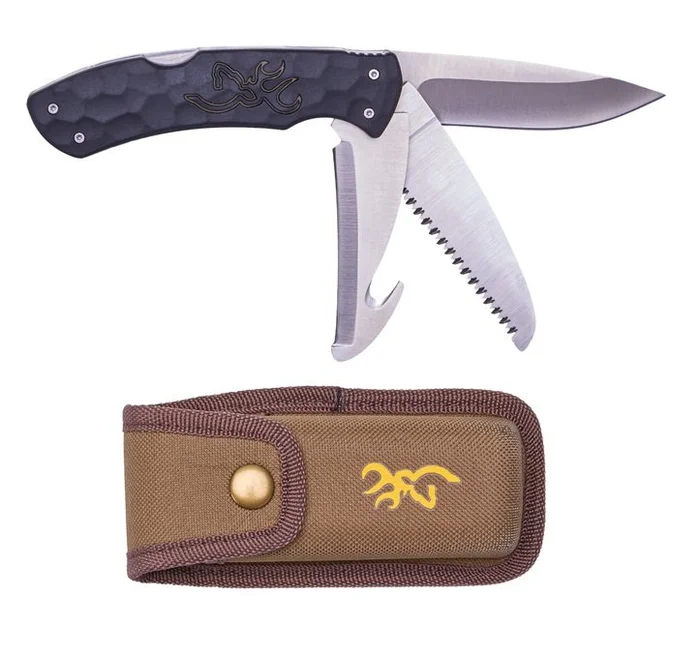 Couteau pliant Primal Kodiak noir Browning