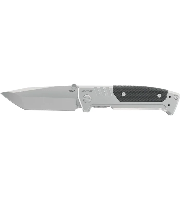 Couteau pliant walther pdp steel frame tanto bead blast