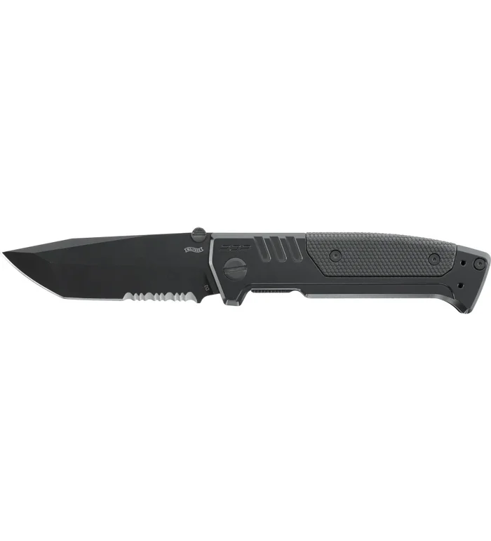 Couteau pliant walther pdp steel frame tanto black