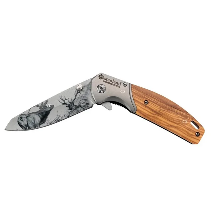 Couteau Stepland Pliant Grave Cerf
