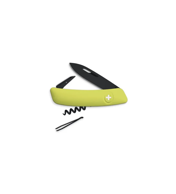 Couteaux suisses Swiza D01 ALLBLACK, mousse 7,5 cm