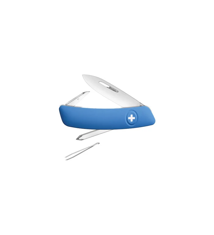 Couteaux suisses Swiza D02, bleu 7,5 cm