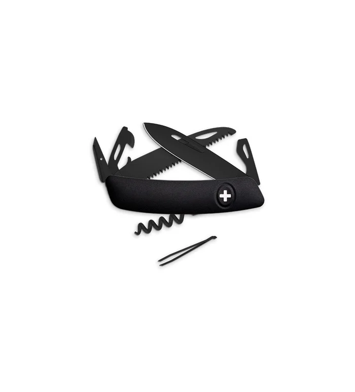 Couteaux suisses Swiza D05 ALLBLACK, noir 7,5 cm