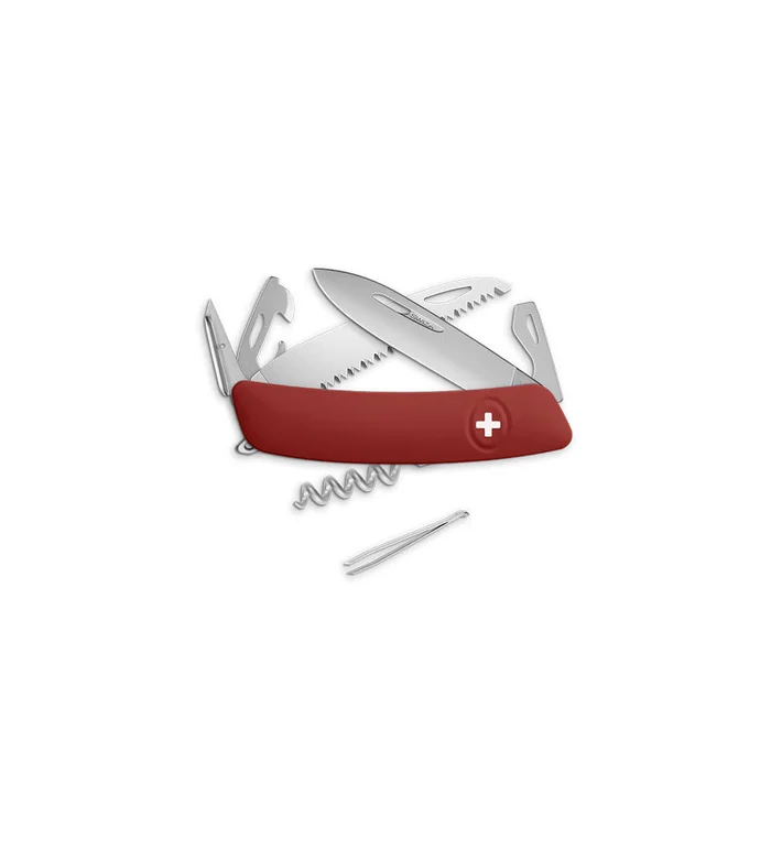 Couteaux suisses Swiza D05 Allmatt – rouge 7,5 cm