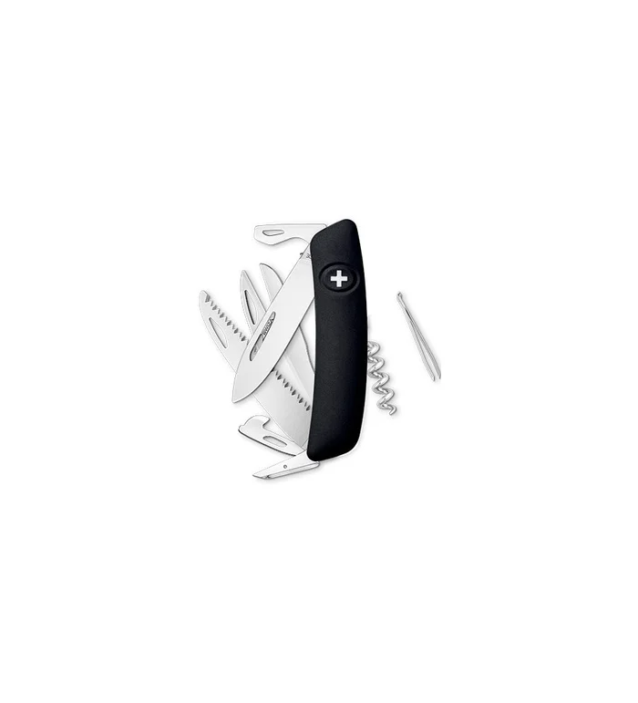 Couteaux suisses Swiza D09 Noir 7,5 cm