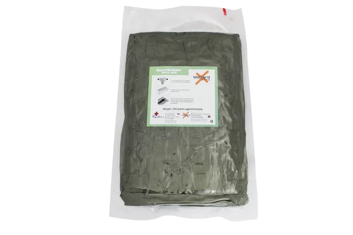 Couverture de survie 2 couches ems Blizzard – Verte – emballage plat