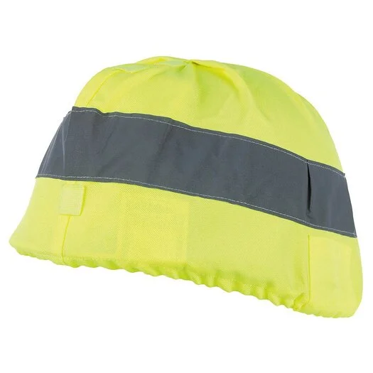 Couvre-casque réfléchissant de l&rsquo;armée britannique, réglable, jaune