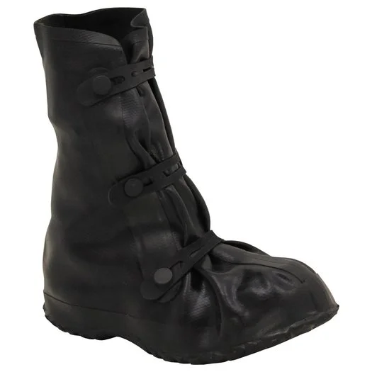 Couvre-chaussures en caoutchouc britannique NBC, noir