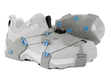 Crampons Korkers Ice Walker – Gris / Aqua – Moyen