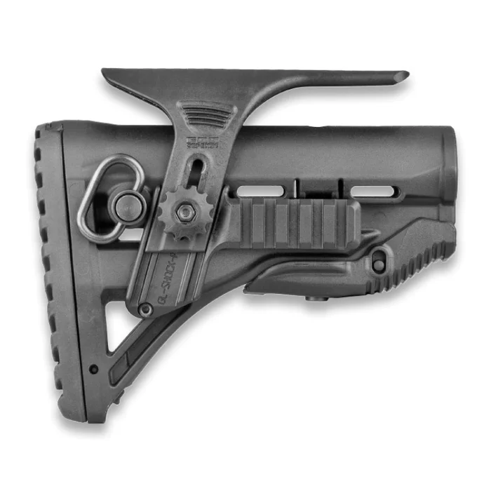 Crosse amortissante avec appui joue réglable et rail FAB Defense GL-Shock PCP – pour AR / M4 / HK416