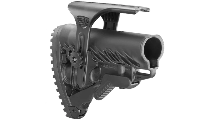 Crosse tactique Verte pour M16/aR15 avec compartiment a piles avec appui joue
