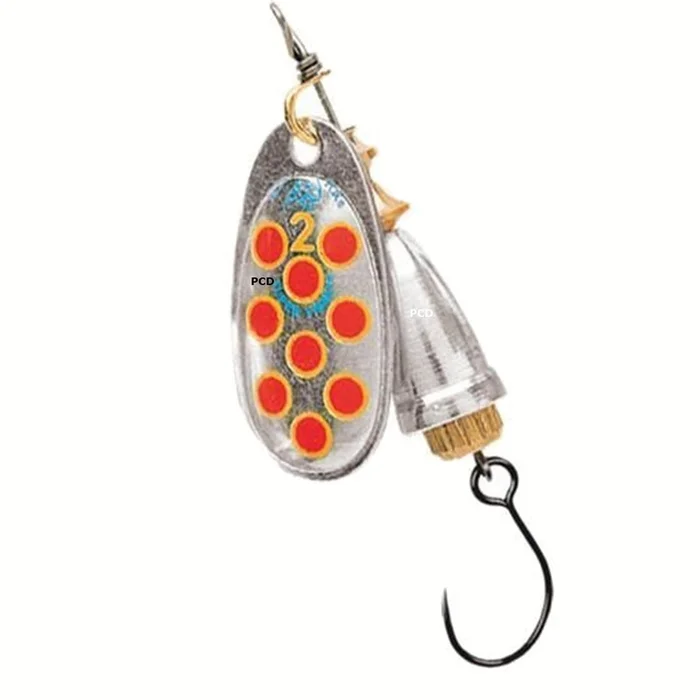 Cuiller Tournante Blue Fox Vibrax Hot Pepper Barbless SYR