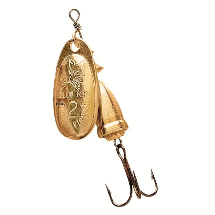 Cuiller Tournante Blue Fox Vibrax Original Or