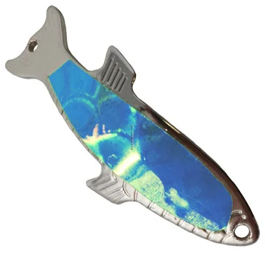 Cuillère Acme S302/BSF Phoebe, 1 5/8&Prime;, 1/8 oz, Bleu/Argenté