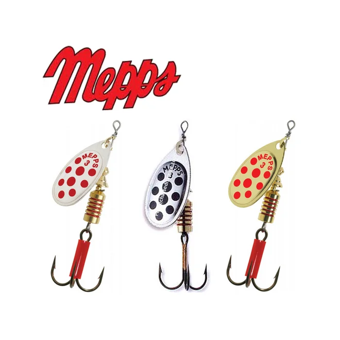 Cuillers Mepps Aglia Or A Points Noirs Par 2