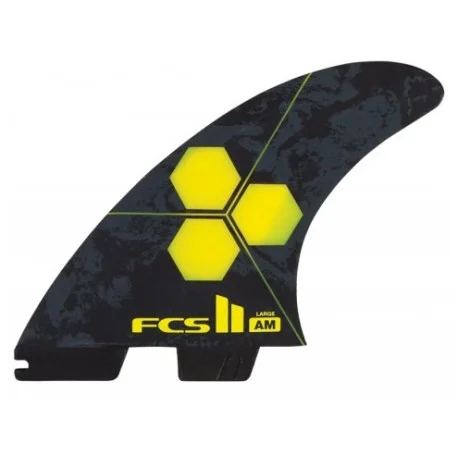 Dérives SurfFCS FCS II AM PC Tri Fins Yellow